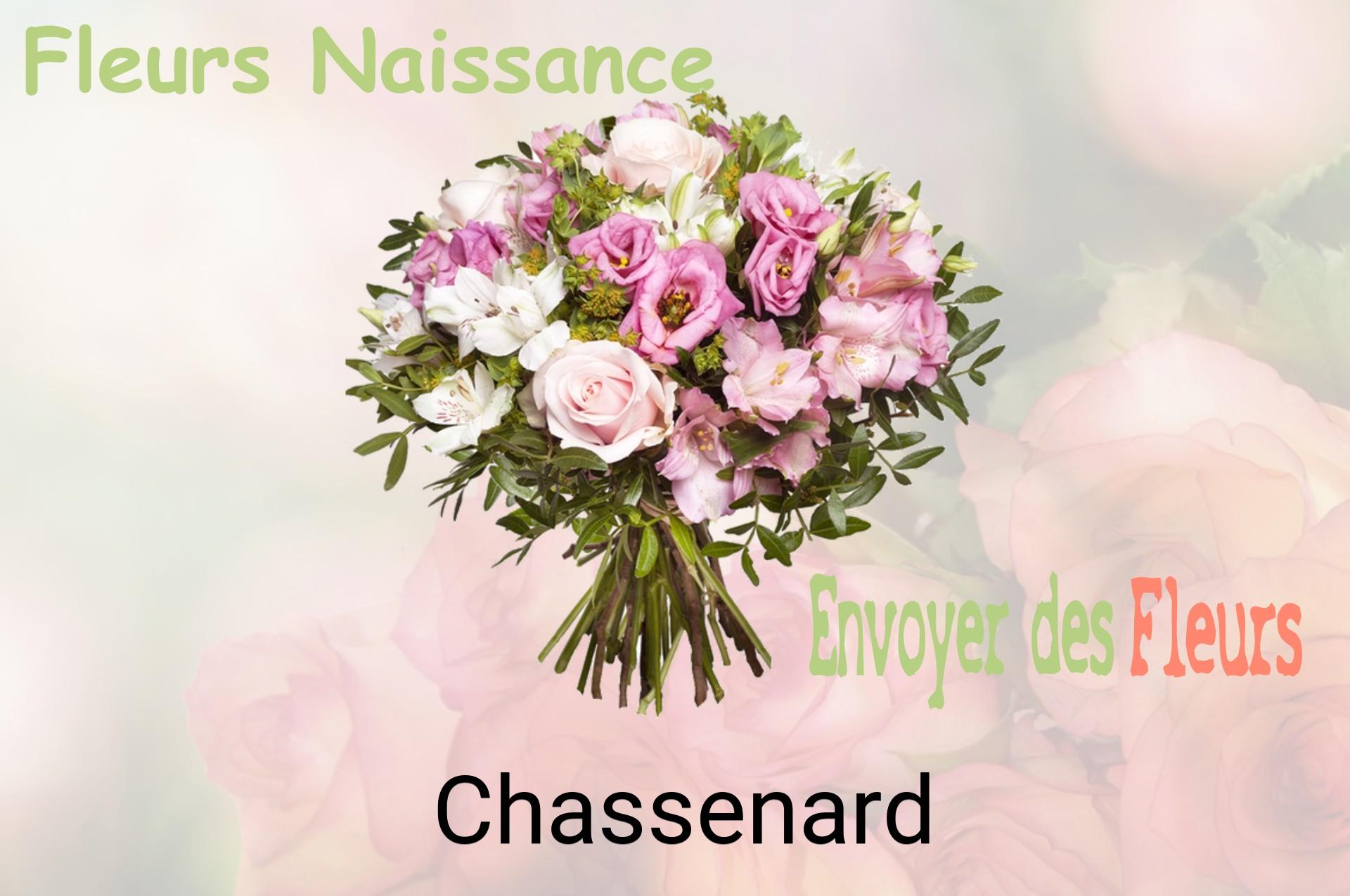 Bouquet de fleurs de naissance livré à Chassenard